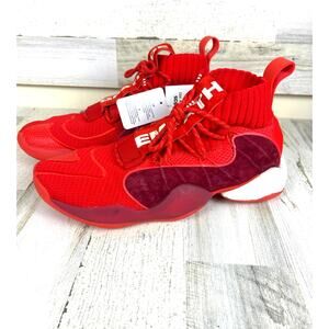 Adidas Mens 11.5 Red Pharrell x Billionaire Boys Club Crazy Suede Sneakers NWT